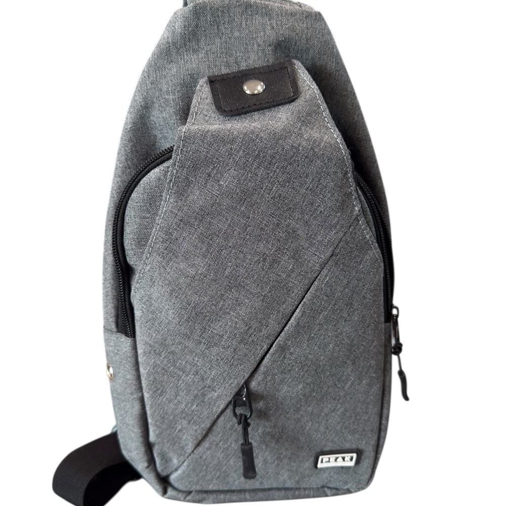 Peak Gear Travel Work Compact Crossbody Bag Adjustable Strap Lightweight Stylish